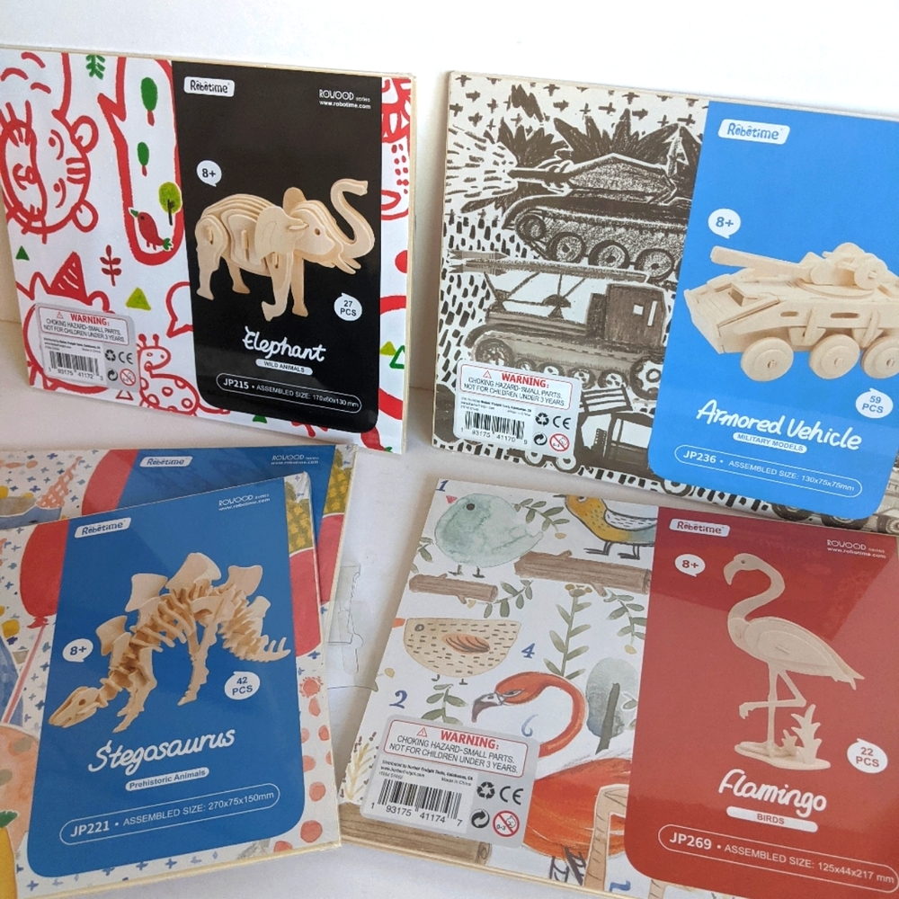 Robotime 3D wooden puzzles